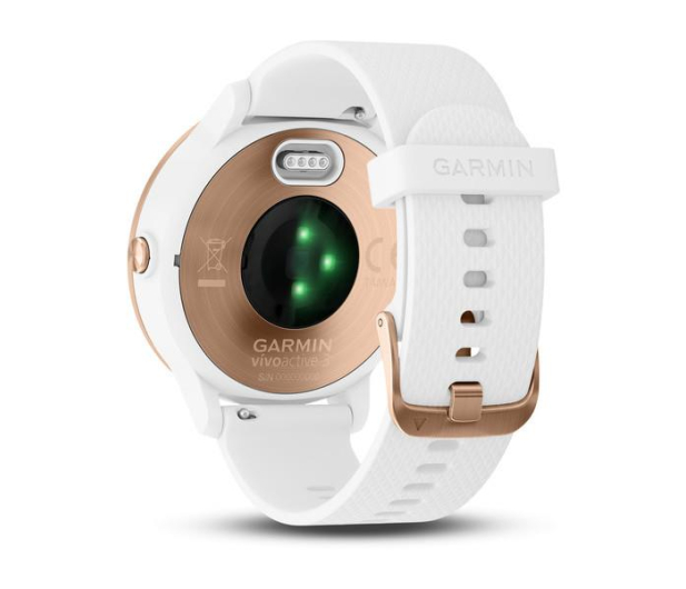 Garmin Vivoactive 3 Różowe Złoto z Białym Paskiem - 436591 - zdjęcie 4